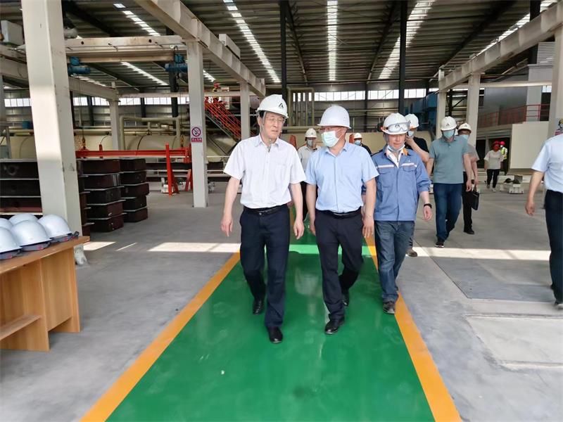 修武縣縣委書記胡小平同志，率領修武縣四大領導班子蒞臨新美家公司進行調(diào)研